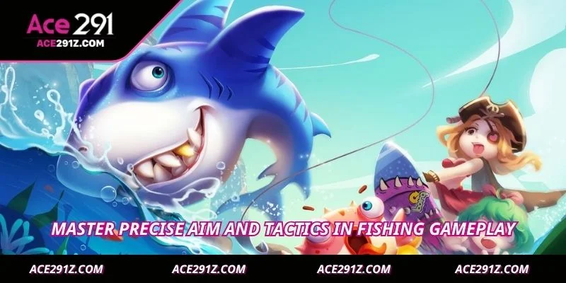 Master precise aim and tactics in Fishing gameplay