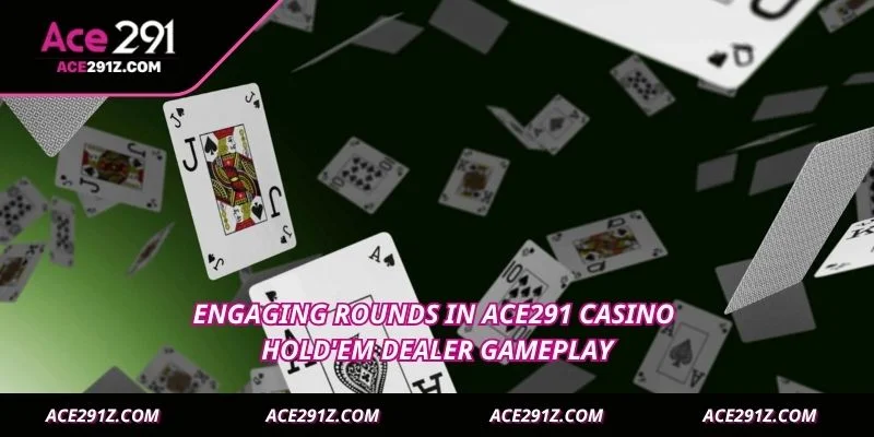 Engaging rounds in Ace291 Casino Hold'Em dealer gameplay