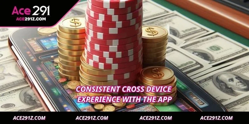 Consistent cross device experience with the app