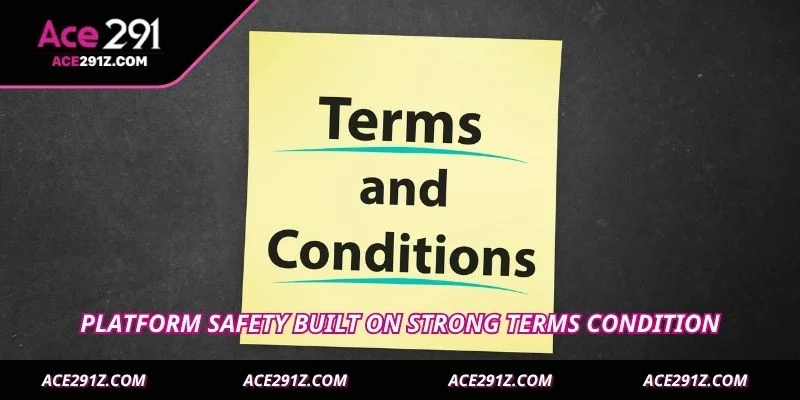 Platform safety built on strong terms condition