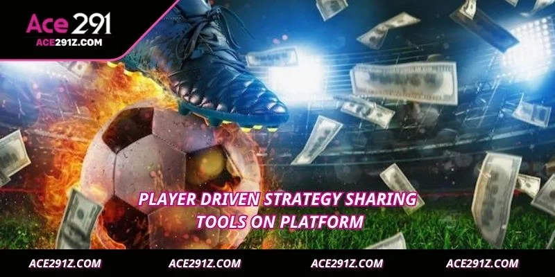 Player driven strategy sharing tools on platform